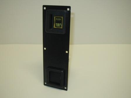 Single Entry Coin Acceptor : Steel Face Plate, Plastic Coin Mech Holder, (Similar To Wico Doors), Includes Mounting Hardware, Coin Switch & .25 Coin Mech  $26.99